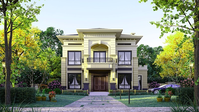 万源中式合院住宅，开放庭院与邻里乡亲更亲近